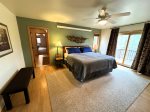 Upper level bedroom 2 with king - attached bath - walk through to Bedroom 3